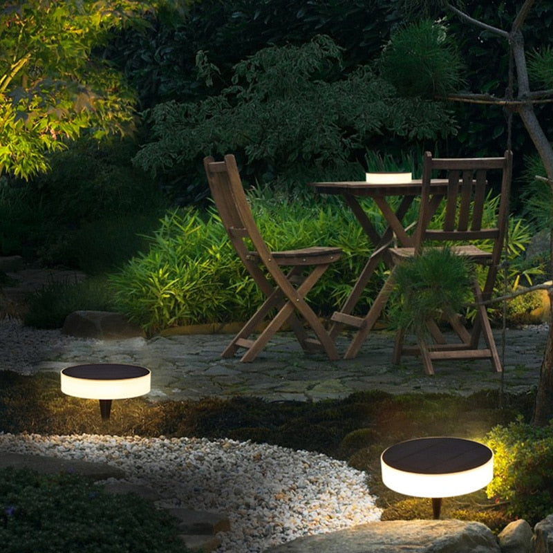 Outdoor lighting modern garden flooring path led underground light buried led rgb wall lights courtyard villa sconces lamp