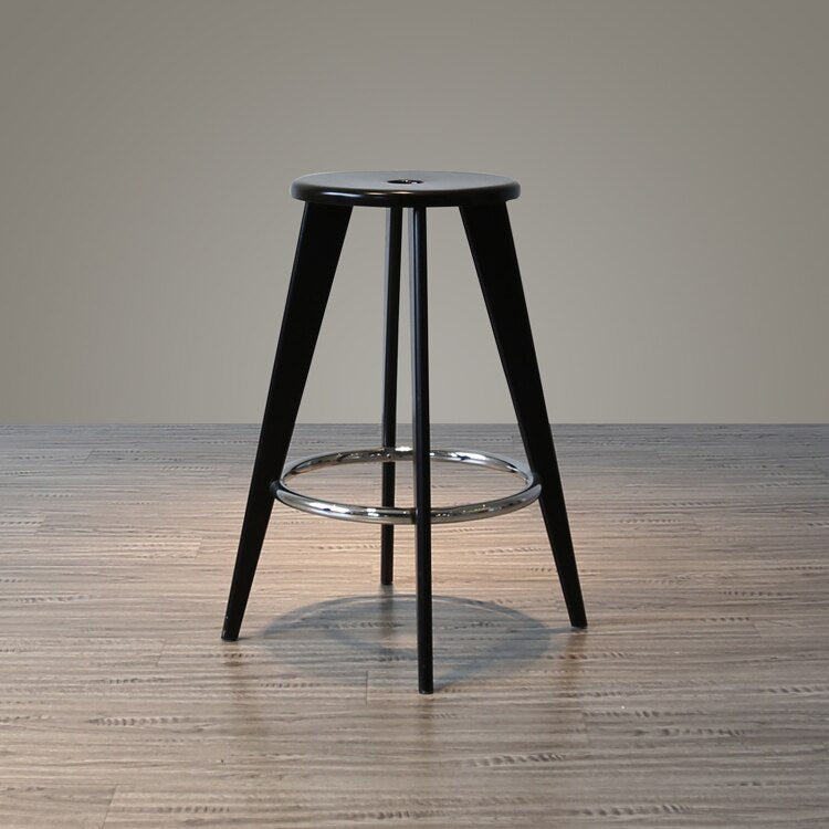 Minimalist Modern Design Solid Wooden Bar Stool Counter Stool Bar Furniture Set Living Room High 65cm Bar Set stool dining chair